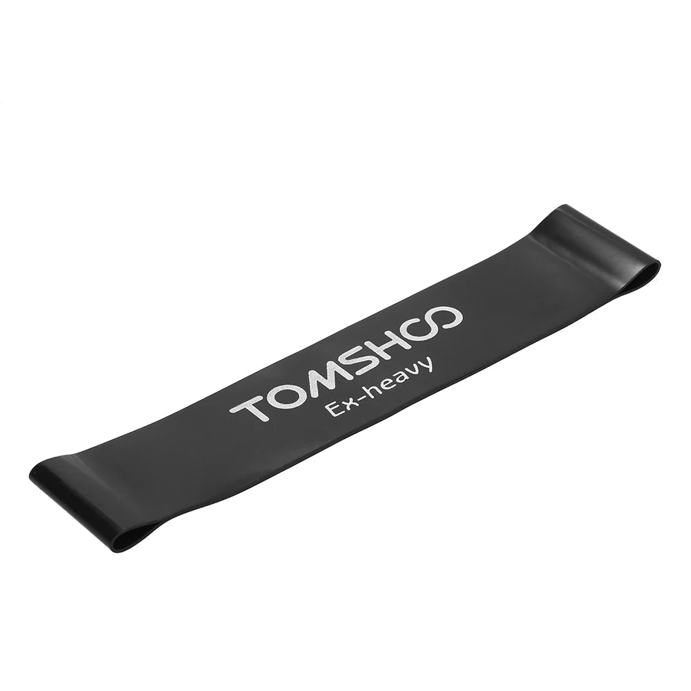 TOMSHOO Resistance Bands Fitness Yoga Home Gym Exercise Resistance Bands Latex Gym Strength Training Loops Bands Gym Workout