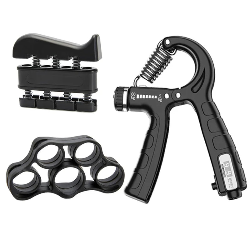 Adjustable 5-60Kg Heavy Hand Gripper Fitness Hand Exerciser Grip Wrist Training Finger Gripper Hand Strengthener for Patient