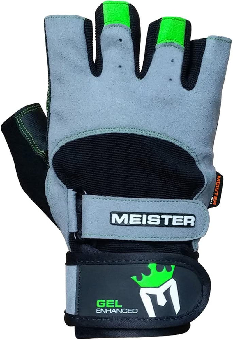 Wrist Wrap Weight Lifting Gloves W/Gel Padding