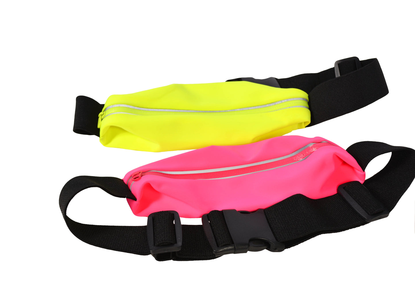 Sport Belt, Colorful Fitness Running Waterproof Waist, Adjustable Belt, Adults, Neon Green